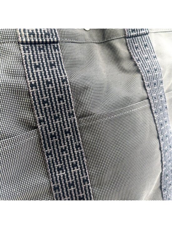 Hermes Her Line a Dos Canvas Dark Gray Backpack Silver display picture 3
